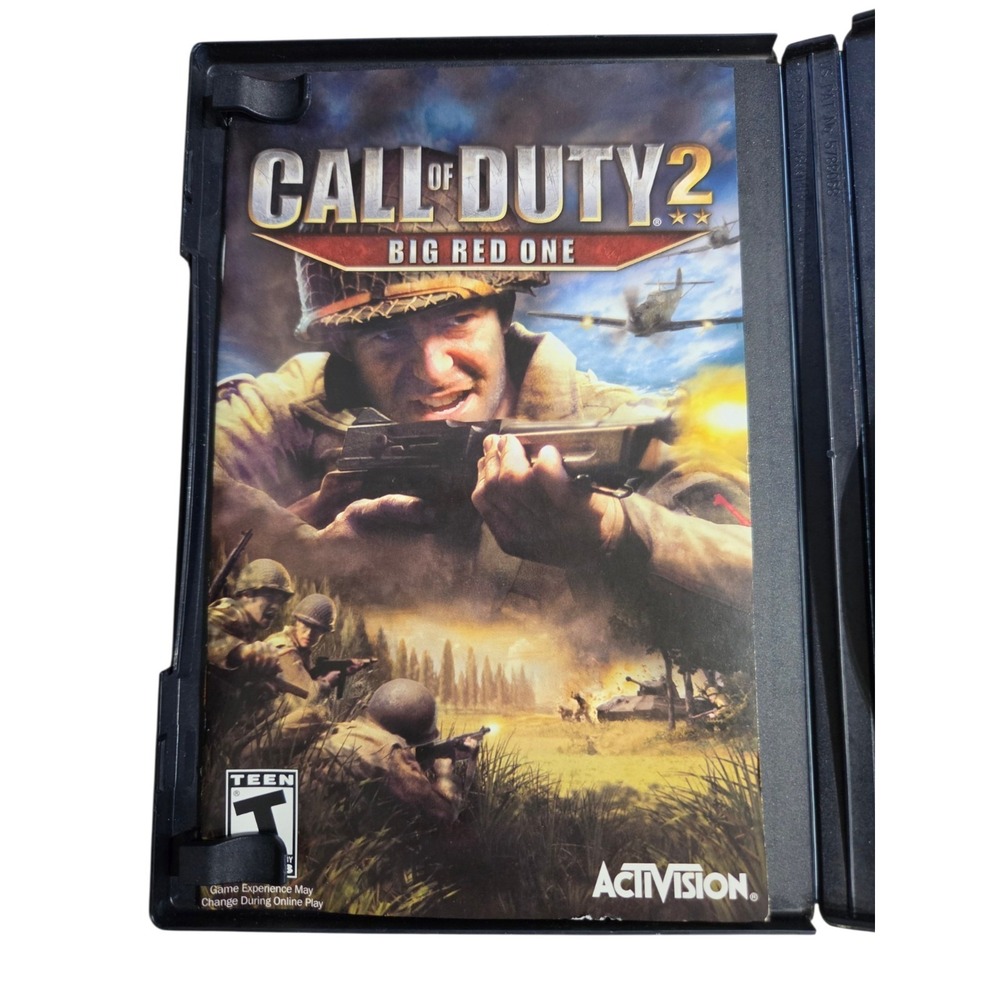 Call of Duty 2 Big Red One PlayStation 2 Game PS2 Complete w/ Manual CIB Special - Picture 2 of 4